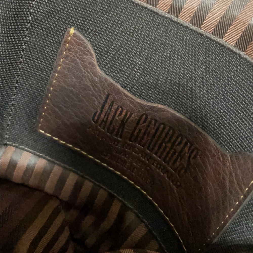 Jack George’s leather backpack - Picture 7 of 7